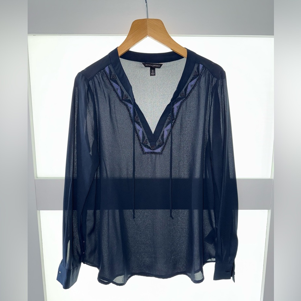 Navy Blue  Women's Top